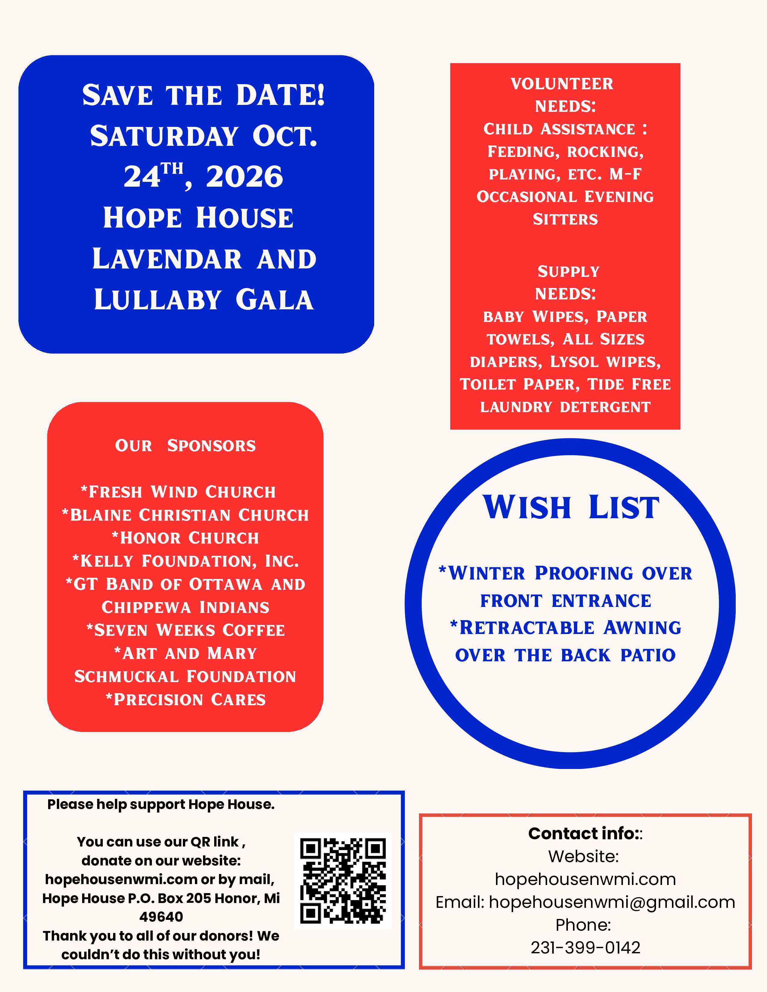 Current Hope House Newsletter