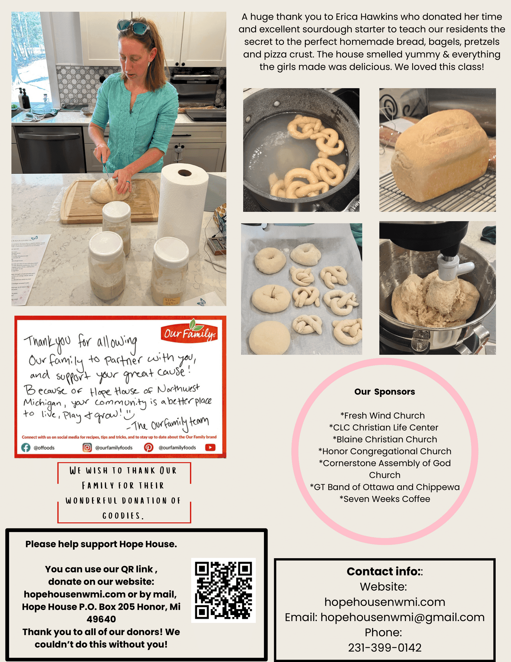 Current Hope House Newsletter