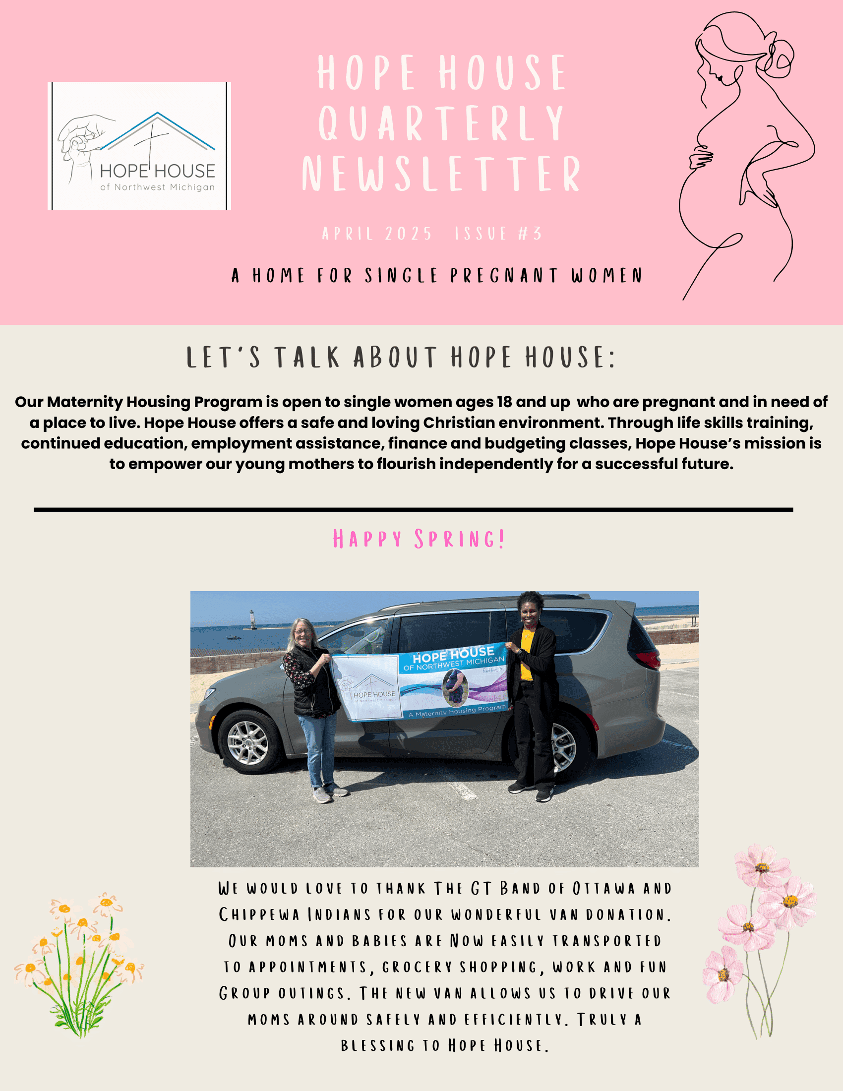 Current Hope House Newsletter